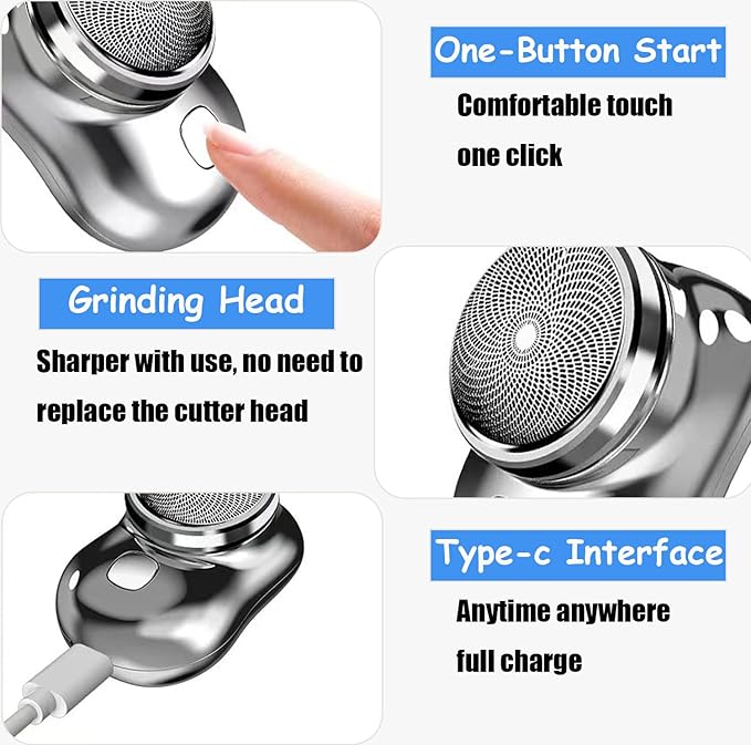 Mini Portable Electric Unisex Shaver