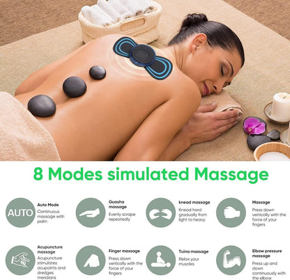 Mini Massager with 8 Modes and 19 Strength for Men and Women
