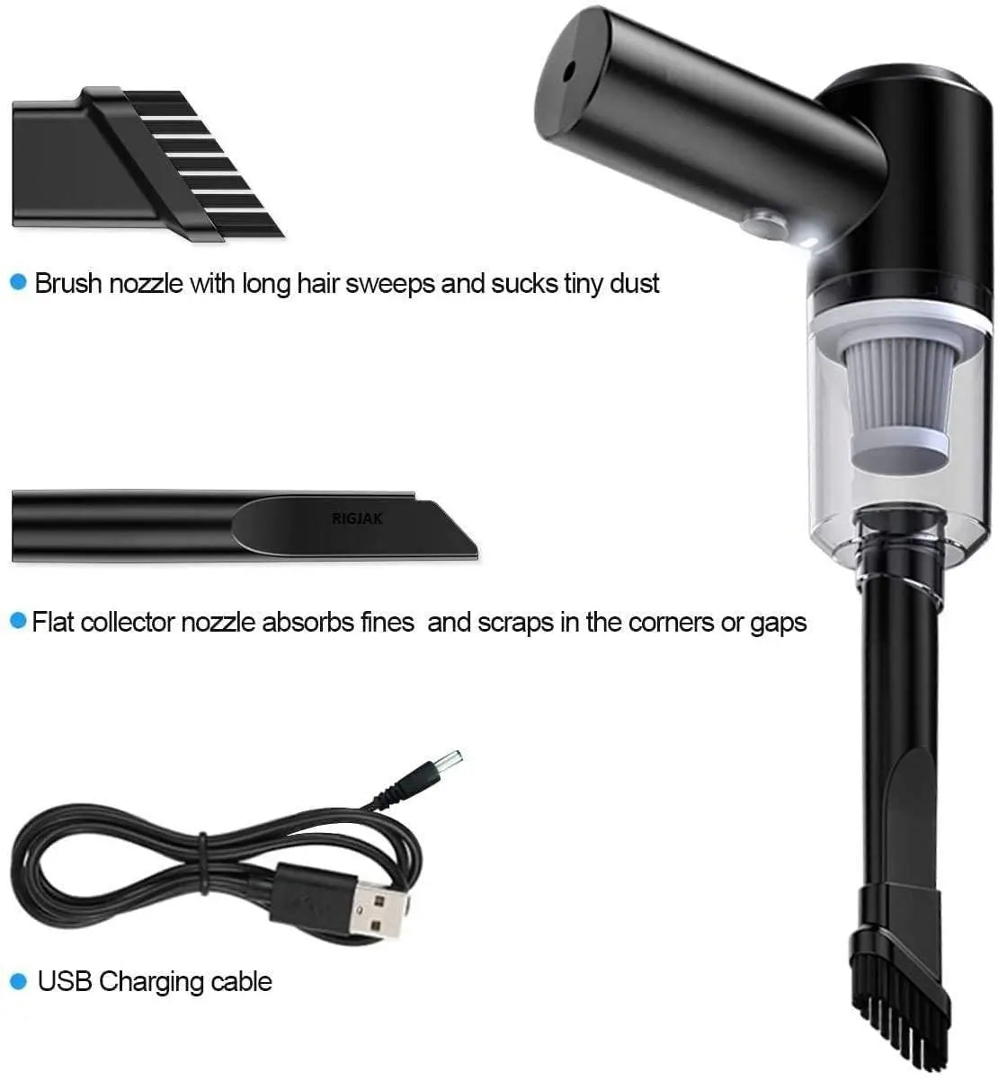 Portable 2-in-1 Vacuum Cleaner & Air Blower