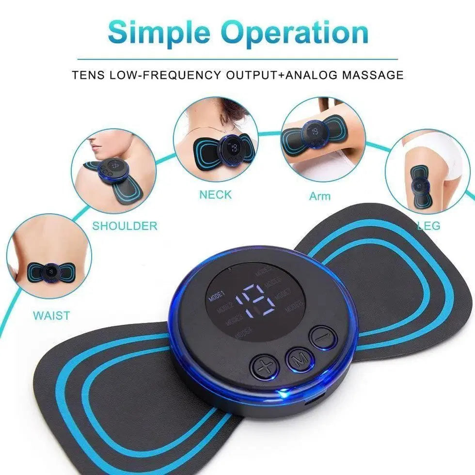 Mini Massager with 8 Modes and 19 Strength for Men and Women